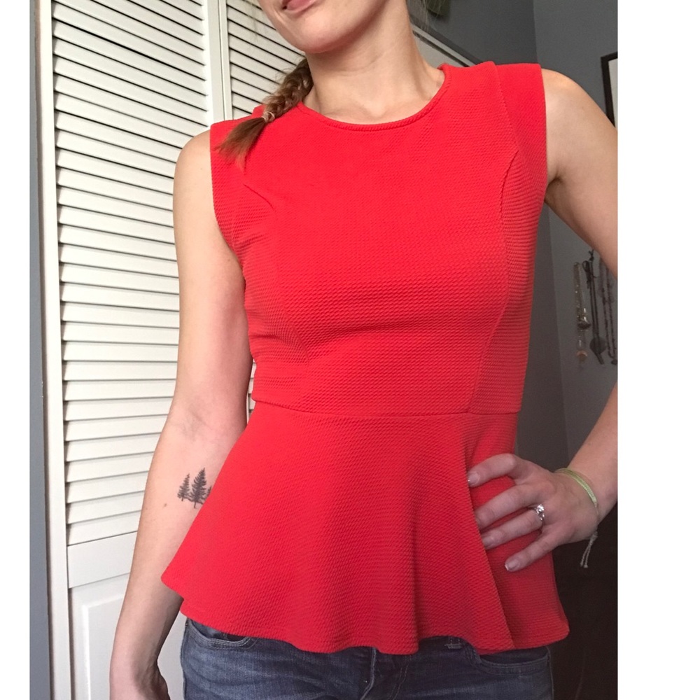 Forever 21 Peplum Top - Picture 2 of 6